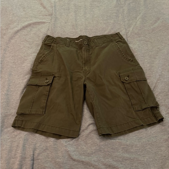 Sonoma Men's Dark Green Cargo Shorts - Picture 1 of 3